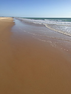 Fotografía playa del atlántico 